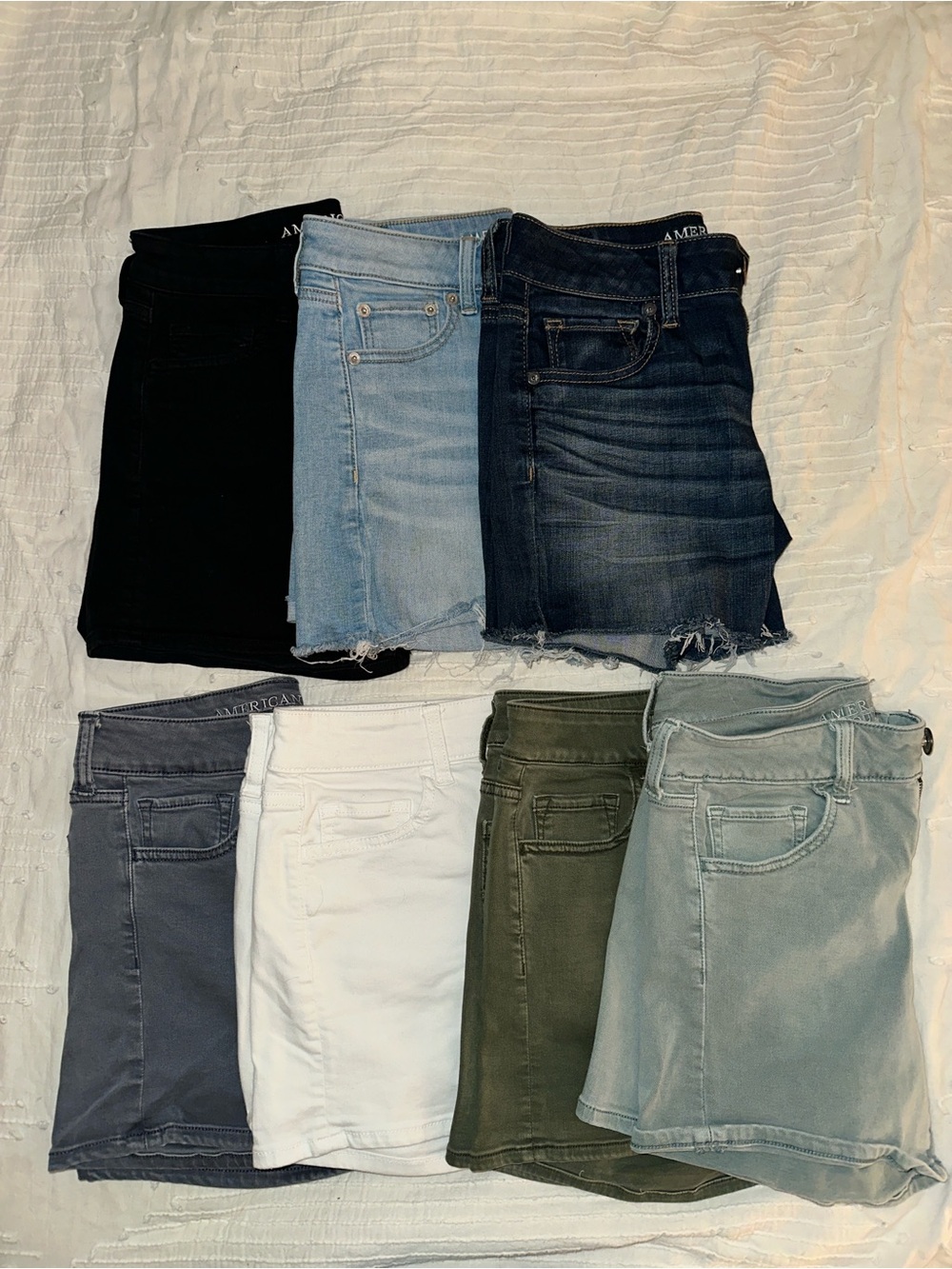 Set of 7 American Eagle Midi Shorts